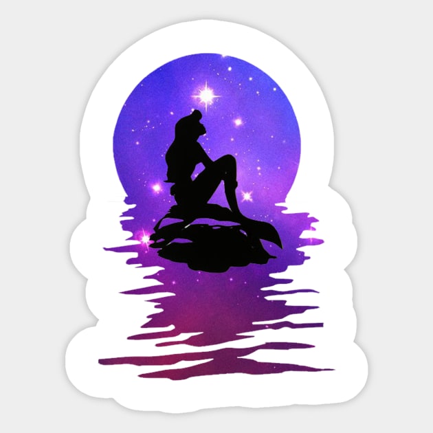 Galaxy Ariel Scene Sticker by pocketmonster196